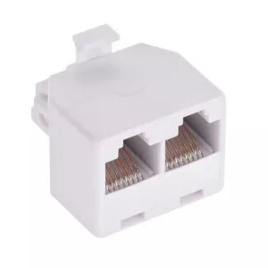 Cabletech Adaptor rj45 8p8c tata - 2x mama