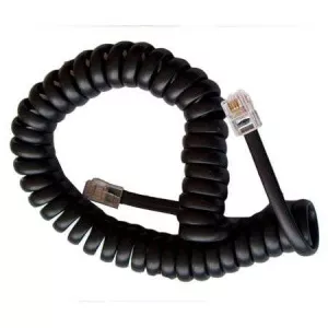 Cabletech Cablu telefonic spiralat 4.2m negru