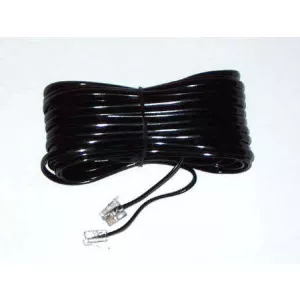 Cabletech Cablu telefon extensie negru 10m