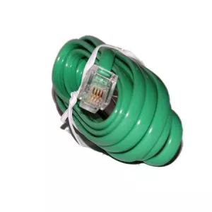 Cabletech Cablu extensie telefonic verde 2m
