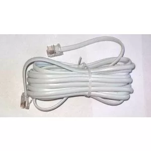 Cabletech Cablu telefon extensie alb 10m