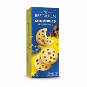 Bezgluten Biscuiti Cu Ciocolata Si Stafide Fara Gluten 165 Grame