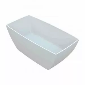 Vayer Cada freestanding din compozit Gemini alb 147x74 cm 146.073.044.1-7.0.3.0.0