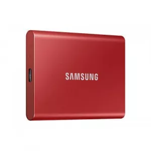Samsung T7, 1TB, USB-C 3.2, Red MU-PC1T0R/WW