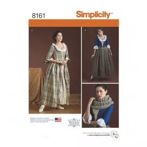 Simplicity Tipar costum dama sec. XVIII S 8161