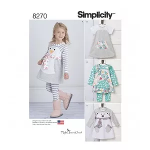Simplicity Tipar combinatii fetite S8270