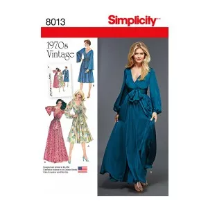 Simplicity Tipar rochie 8013