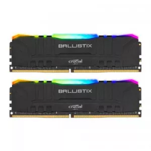 Crucial Ballistix Black RGB 32GB, DDR4-3200MHz, CL16 BL2K16G32C16U4BL