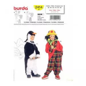 Burda Style Pinguin, Clown 2414
