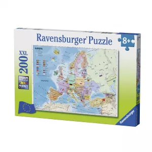 Ravensburger Harta Europei, 200 Piese 12841