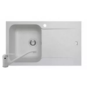Pyramis Set chiuveta soft compozit Level DUROTHEK 1B 1D ST ALB + Baterie