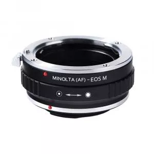K&F Concept Minolta (AF)-EOS M adaptor montura de la Minolta AF/Sony A la Canon EOS M KF06.158