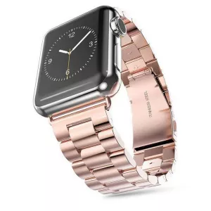Tech-Protect Curea otel inoxidabil Stainless Apple Watch 1/2/3/4/5 (42/44mm) Rose Gold