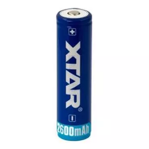 XTAR ACUMULATOR 18650 CU TERMINAL 3.7V LI-ION 2.6A