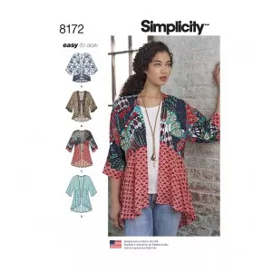 Simplicity Tipar kimono S8172