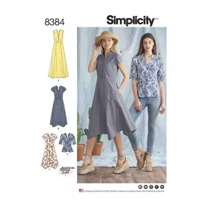 Simplicity Tipar rochie si top S 8384