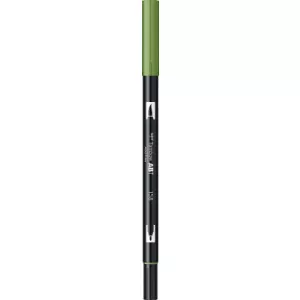 Tombow Marker caligrafic 2 in 1, ABT Dual Brush Pen, dark olive ABT-158