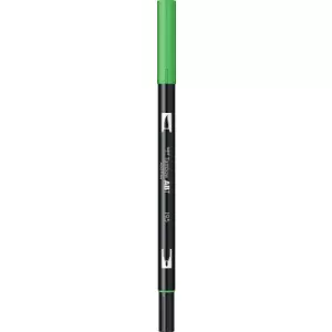 Tombow Marker caligrafic 2 in 1, ABT Dual Brush Pen, light green ABT-195