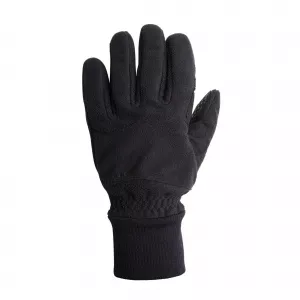Triban Mănuşi ciclism iarnă 100 polar Negru