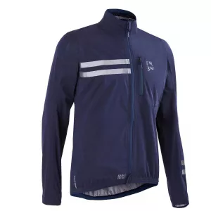 Triban Jachetă ploaie ciclism pe șosea RC500 Bleumarin Bărbați