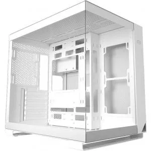 PCCOOLER Carcasa C3 T500, Middle Tower, Fara sursa, Tempered glass (Alb)
