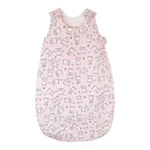 KidsDecor Sac de dormit 2.5 tog Baby Bear roz 60 cm