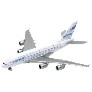 Goki Jucarie - Avion Airbus A380, 14.5cm