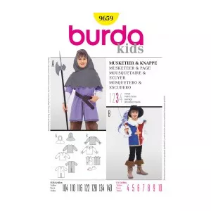 Burda Style Costum: Muschetar, pelerina 9659