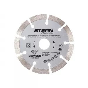 Stern PROD125S-1 Disc diamantat segmentat profesional 125 mm taiere beton