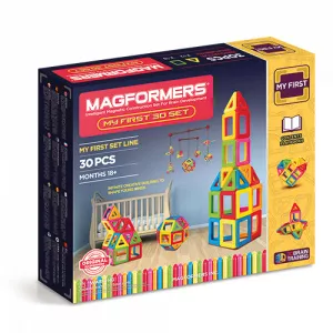 Clics Toys Set de baza Magformers, 30 piese