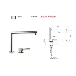 Franke Baterie de bucatarie Active Window (0737754)