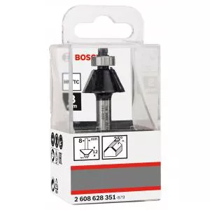 Bosch Freze pentru frezare coplanara laminate/fatetare, 8 mm, D1 23,7 mm, B 5,5 mm, L   2608628351
