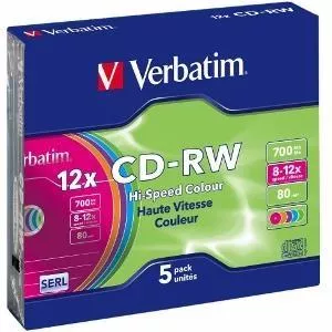 Verbatim Serl Color 12X 700MB, Case 5