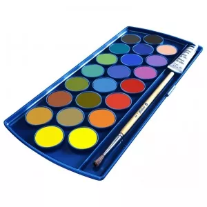 Pelikan Acuarele 12 culori cu pensula si tub alb Pelikan 721258
