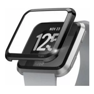 Ringke Rama ornamentala otel inoxidabil Fitbit Versa Negru