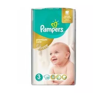 Pampers Scutece Premium Care 3 Midi Value Pack 60 buc
