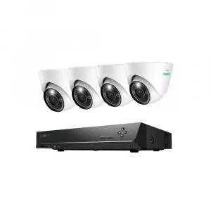 Reolink Camera de supraveghere Sistem supraveghere IP exterior RLK8-1200D4-A, 4 camere, 12 MP, IR 30 m, 2.8 mm, microfon, HDD 2 TB