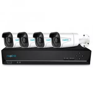 Reolink Camera de supraveghere Sistem supraveghere IP exterior RLK8-800B4, 4 camere, 4K, IR 30 m, 4 mm, microfon, HDD 2TB