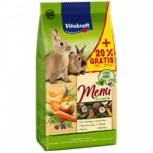 Vitakraft Hrana pentru iepuri Premium Menu 1kg+20% Gratis