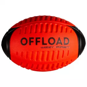 OFFLOAD Minge din Spumă Rugby Wizzy R100 Mărimea 3 Roșu