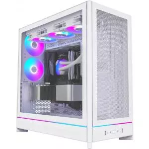 Montech Carcasa HS01 PRO, Midi-Tower, aRGB, fara sursa (Alb)