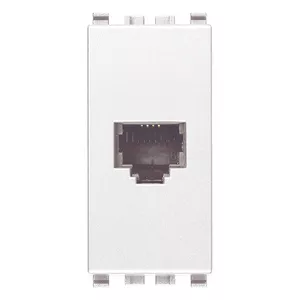Vimar Priza modulara telefon RJ11 6/4 alb Eikon 20320.B
