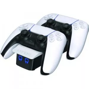 Venom Statie de andocare dubla VS5001 PS 5 Alb