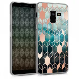 kwmobile Samsung Galaxy A8 (2018), Silicon, Multicolor, 45465.02