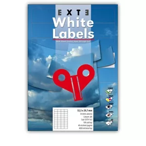 Exte Etichete adezive 99.1 x 33.9 mm, 16/pagina EXT71413