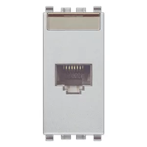 Vimar Priza modulara RJ45 Netsafe Cat5e UTP Gri Eikon 20338.8.N