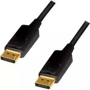 LogiLink DisplayPort Cable, DP/M to DP/M, 4K/60Hz, CCS, black, 3 m  CD0102
