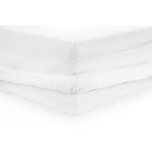 Heinner Cearceaf de pat cu elastic ZSHEET, 140 x 200 cm (Alb)