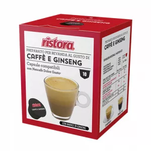 Ristora Capsule compatibile Dolce Gusto Ginseng, 10 capsule
