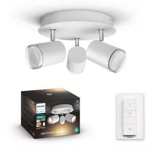 Philips Spot luminos de plafon pentru baie Hue Adore, 3x 000008718696175781